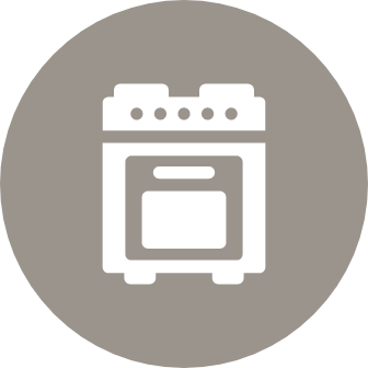 Cook for friends in a kitchen with designer tile backsplash
